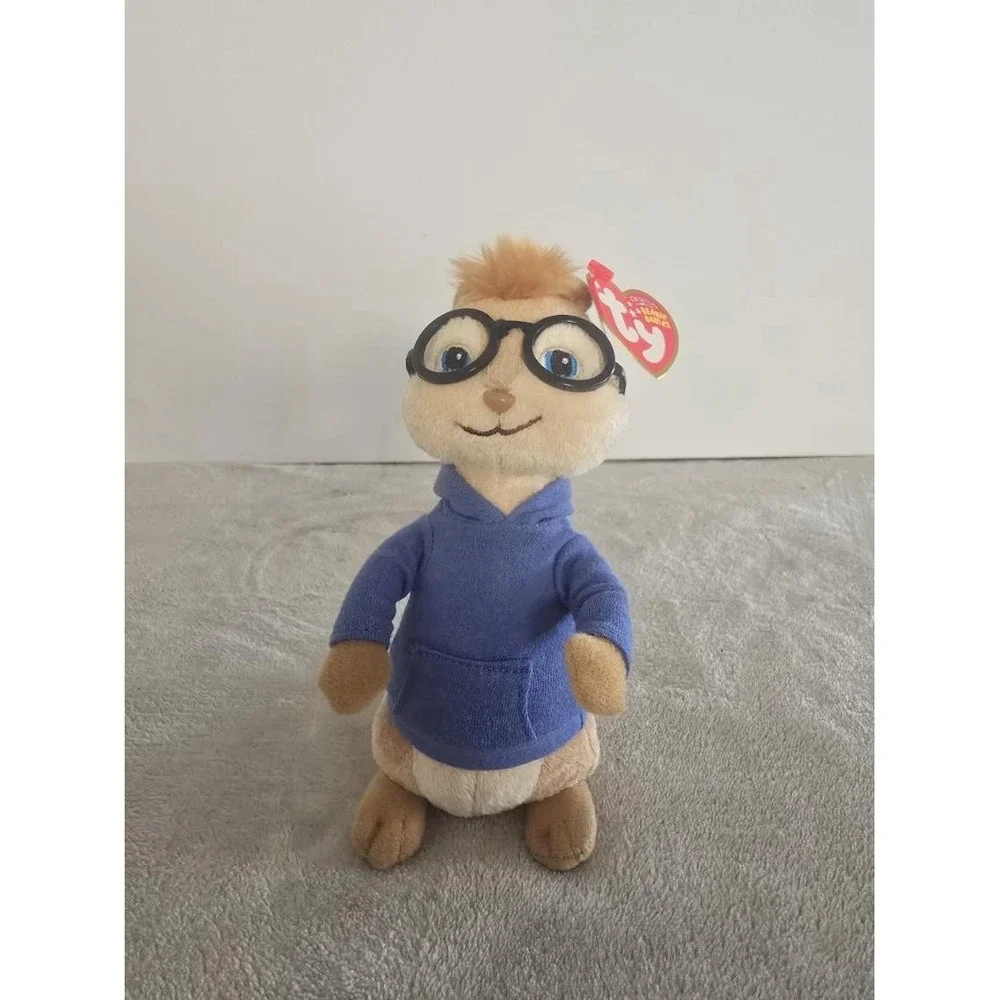 Jeanette Simon Ty Beanie Babies Alvin And The Chipmunks The Squeakquel 2010 NEW
